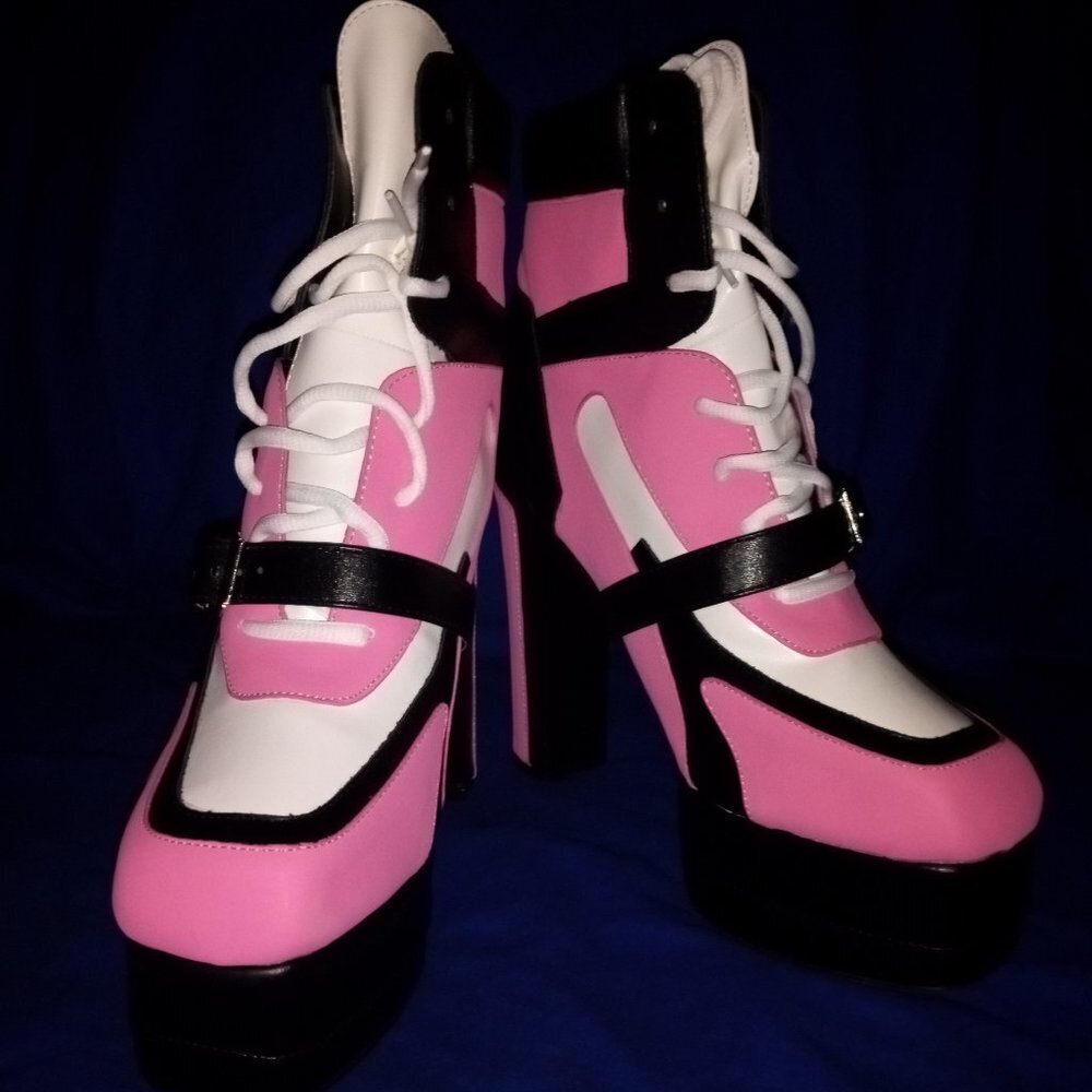 SPORT FABULOUS CHUNKY ANKLE BOOTIE ( BRAND NEW !!!!!!!!!!! ) - Picture 2 of 5